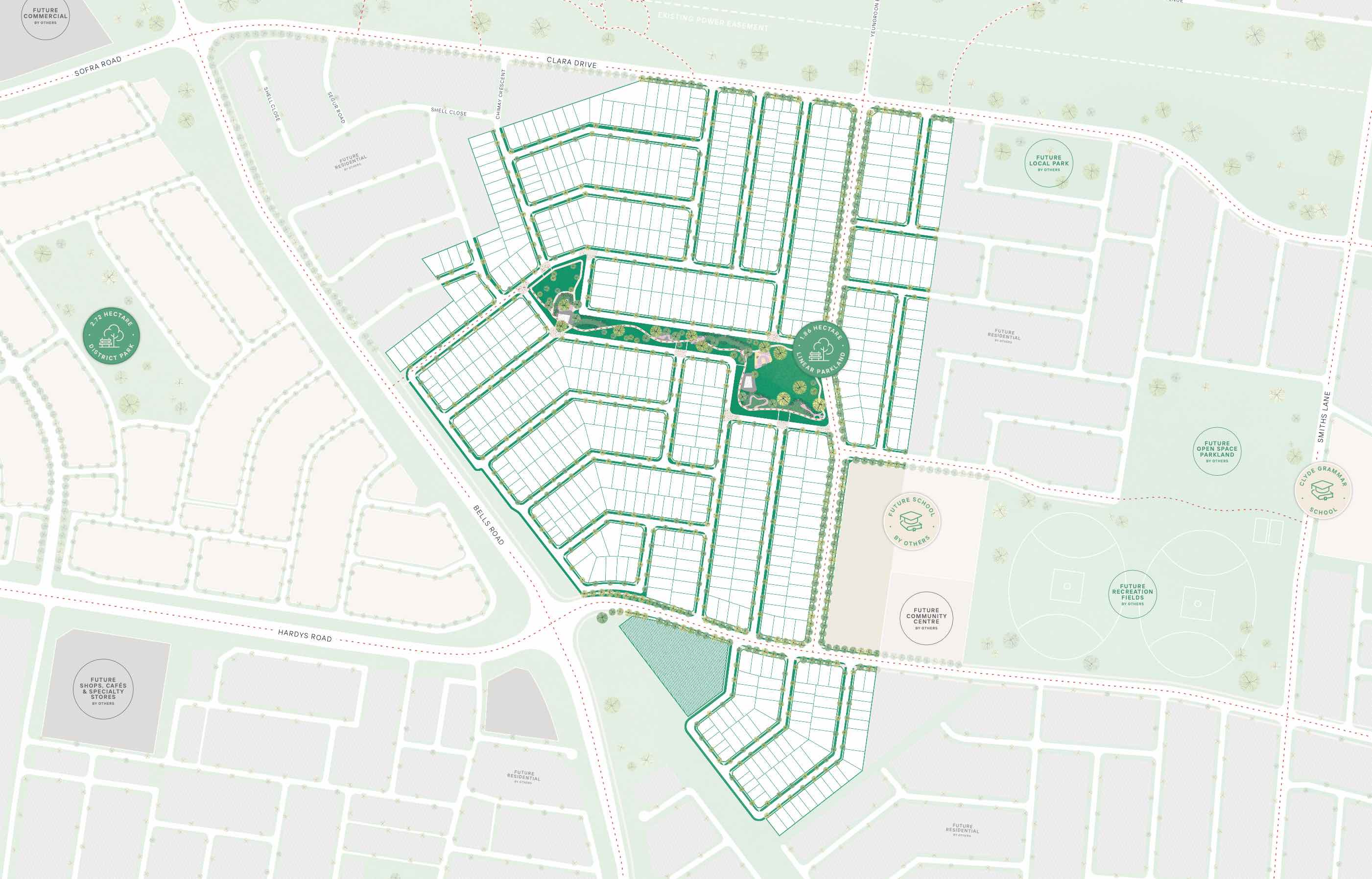 [Land for Sale] Meridian Green Estate, Clyde North OpenLot